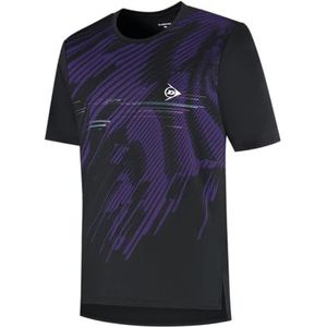Dunlop - Game 1 - T-shirt - Zwart/Violet Indigo