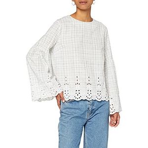Yargıcı Damesblouse met Brode Detail