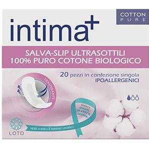 Intima + Ultradunne slip van 100% puur biologisch katoen, hypoallergeen, 20 stuks