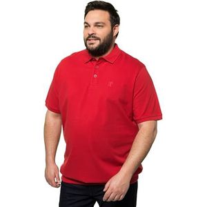 JP 1880 Heren grote maten grote maten Menswear L-8XL poloshirt, basic, buikfit, halve mouw, piqué, XXL tot 10XL 712617, salsa, 8XL