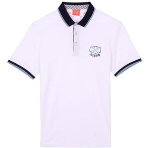 OXBOW P0NACHEM Poloshirt met korte mouwen, piqué, wit