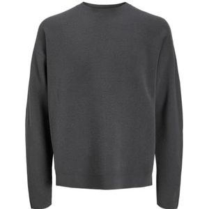 Jack & Jones - JPRBLABRADFORT - Gebreide Trui - Volcanic Ash - Ronde Hals - Lange Mouwen