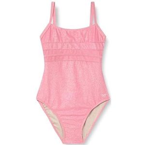 Haute pression Eendelig badpak voor meisjes, Roze, 8 Jaren
