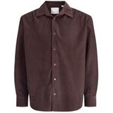 Jprccascot Corduroy L/S Shirt, Black Coffee, L
