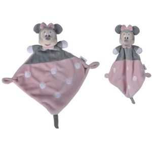 Disney - Minnie Doudou pluche deken, 30 cm, van 100% gerecyclede materialen, officieel Disneygelicentieerd product, geschikt voor alle leeftijden, 6315870331