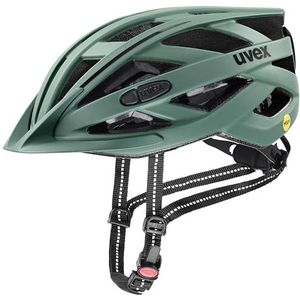 uvex city i-vo MIPS - lichte stadshelm voor dames en heren - MIPS-systeem - incl. led-licht - moss green matt - 52-57 cm