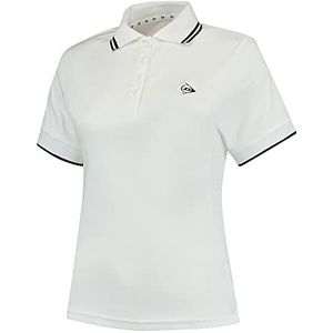 Dunlop Dames Club Dames Polo Shirt, Wit, XS, wit, XS