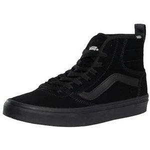 Vans Heren Ashwood Hi Decon Suede Sneakers, Black/Black, 40.5 EU