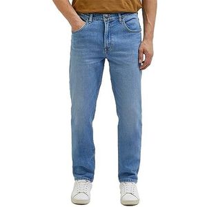 Lee Brooklyn Straight Jeans heren, Freewheelin, 34W / 32L