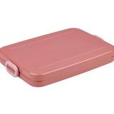 Mepal Lunchbox flat – Broodtrommel – 4 boterhammen - Vivid mauve