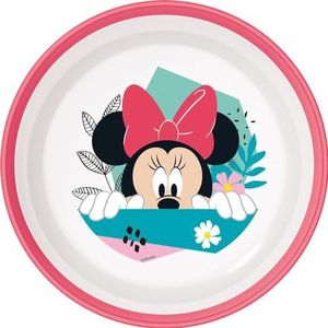 Disney Minnie-kom voor meisjes, roze en wit, kunststof, met antislip onderkant