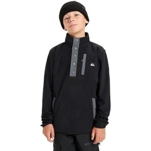 Quiksilver - No Destination - Fleece - Zwart - Halve Rits - Jongens 8-16