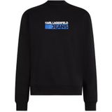 Karl Lagerfeld - KLJ Regular Logo Sweat - Sweatshirt - Zwart - Regular Fit