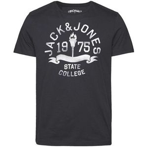 Jack and Jones Heren Koop Altijd T-shirt met korte mouwen, Zwart, XL