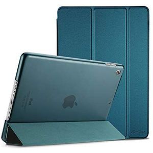 ProCase Hoes voor 10,2 Inch iPad 9e Generatie 2021/iPad 8e Generatie 2020/iPad 7e Generatie 2019, Schokbestendige Hoesje Beschermhoes Smart Folio Cover Case Hard Back Shell -Wintertaling