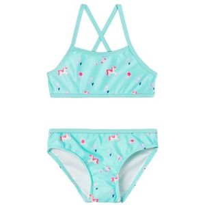 NMFZILLE Bikini Box TB, Tibetaanse Stone/Aop: eenhoorn, 86/92 cm