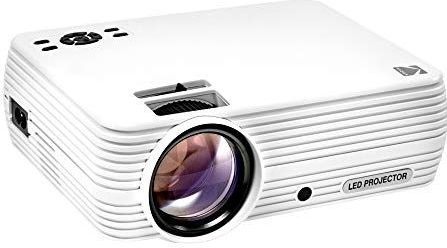 KODAK FLIK X4-thuisprojector | 4.0 LCD Compact Home Theatre-systeem Projecten tot 150 inch met 1080p-compatibiliteit en LED-lamp met helder lumen | VGA/AV/HDMI/USB/TF-ingangen