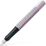 Faber-Castell 140844 - Vulpen Grip Edition Glam, penbreedte M, parel, 1 stuk