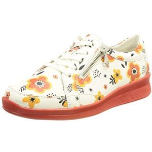 Berkemann Inke Sneakers voor dames, Tender Bloemen Oranje, 40 EU