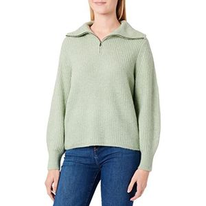 ONLKARINNA L/S ZIP PULLOVER EX KNT, groen, XS