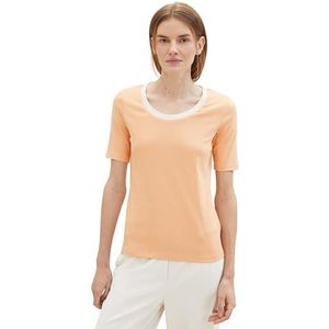 TOM TAILOR T-shirt voor dames, 34891 - Lichtkoraal, XS