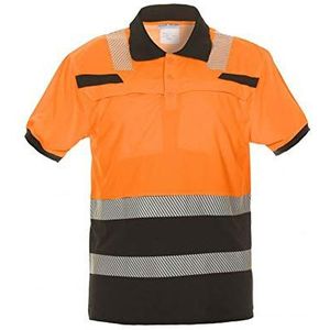 Hydrowear 040445OB Thorne Poloshirt Oranje/Zwart Maat 4XL