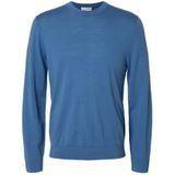 Selected - Gebreide Pullover - Ronde Hals - Lange Mouwen - Regular Fit - 100% Merinowol