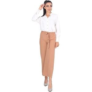 Bonateks Dames Deblmcpnts10007 vrijetijdsbroek, beige, 12, Beige, 64