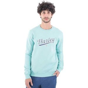 Hurley M Hurler Crew Pullover zonder knopen voor heren, Munt, XL