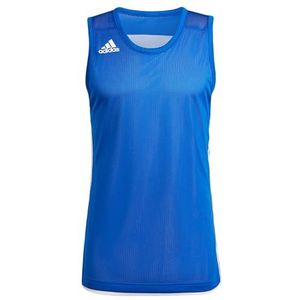 Adidas Heren 3G Speed Reversible Basketbalshirt, Collegiate Royal/White, S