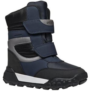 Geox J Trekkyup B ABX sneeuwlaars voor jongens, marineblauw, 10 UK Child