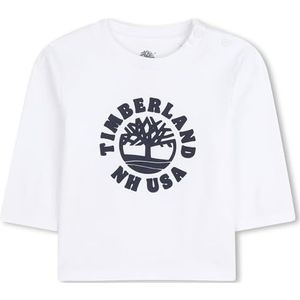 Timberland T60589 T-shirt voor babyjongens, Wit, 18 Maanden