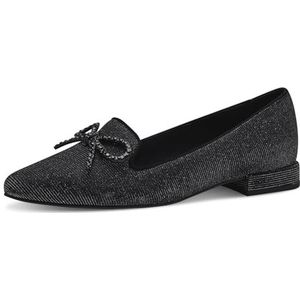 MARCO TOZZI Loafers by Guido Maria Kretschmer 2-24201-42 dames, Black Metallic, 38 EU
