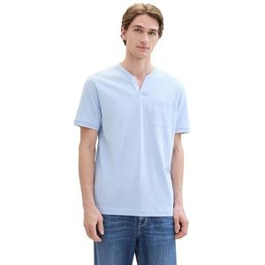 TOM TAILOR Heren T-shirt, 35601 Windsurf Blue Fine Stripe, 3XL
