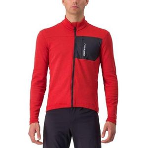 Castelli 4522505-642 Unltd Trail Jersey lange mouwen heren Pompeian rood/donkergrijs maat M