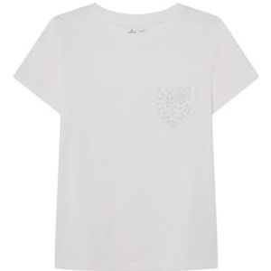 Springfield T-shirt voor dames, Granaatrood bedrukt, M