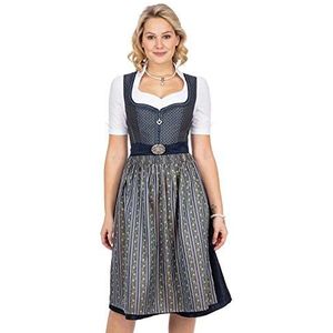 Stockerpoint Mallaury Midi-dirndl voor dames, blauw, 48