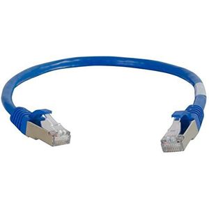 C2G 1M Cat5e Ethernet netwerk Patch kabel (STP) Booted & Shielded blauw