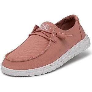 Hey Dude Wendy Slub Canvas Moccasin, Terracotta, 38 EU, terracotta, 38 EU