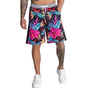 Gianni Kavanagh meerkleurig, Hollywood-shorts, casual, maat XL voor heren