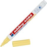 edding 4085 krijtmarker - pastel-geel - 1 krijtstift - ronde punt 1-2 mm - dunne krijtstift voor borden, uitwisbaar - voor het schrijven op ruiten, glas, spiegels - bordstift met dekkende kleuren