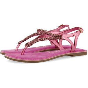 GIOSEPPO Poussan Platte sandalen voor dames, fuchsia, 38 EU, Fuchsia, 38 EU