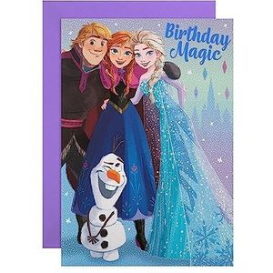 Hallmark Verjaardagskaart - Disney Frozen Ontwerp met Activiteit