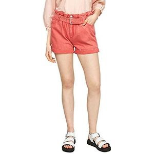 Q/S designed by - s.Oliver 2062829 Jeansshorts voor dames, rood, 34