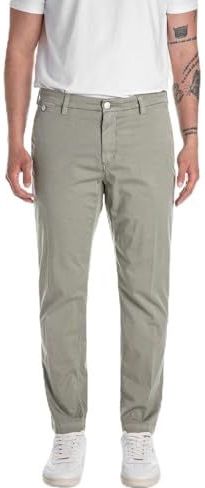 Replay - X-Lite Plus - Chino - 406 Light Sage Green - Bull Stretch Denim