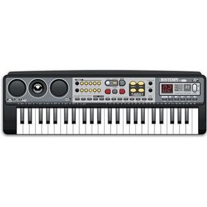 DJ-mixer met microfoon en keyboard 53,5 cm zwart