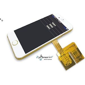 2-phones-in-1 2-in-1-i73p Dual/Triple Sim Adapter I-73 voor Apple iPhone 7