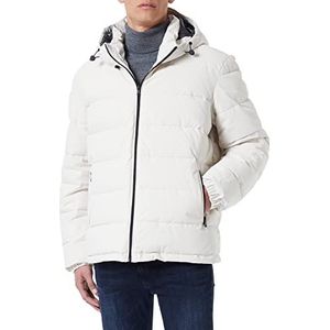 Sisley Mens 2NBWSN014 Jacket, Off White 0L8, M