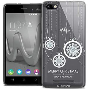 Caseink - Hoes Beschermhoes voor Wiko Lenny 3 [Crystal Gel Motief HD Collectie Kerstmis 2017 Design Christmas Balls - Flexibel - Ultra Thin - Gedrukt in Frankrijk]