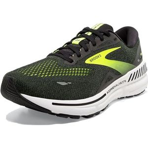 Brooks Adrenaline Gts 23 heren Hardloopschoen, Black Nightlife Ebony, 45 EU